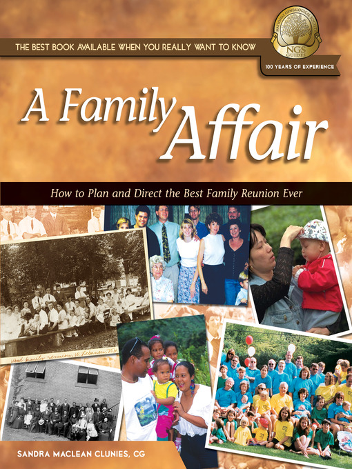 Title details for A Family Affair by Sandra MacLean Clunies - Available